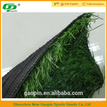 Long U shape two color PE artificial grass for soccer